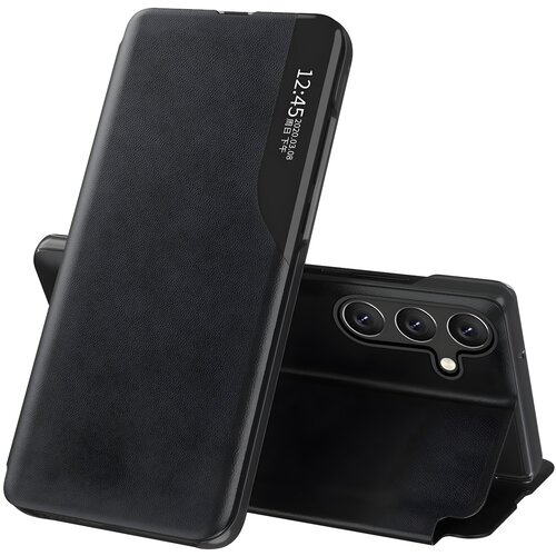 IZMAEL.eu Elegantna knjižna futrola View Case za Samsung Galaxy S24 FE - Crna Slike