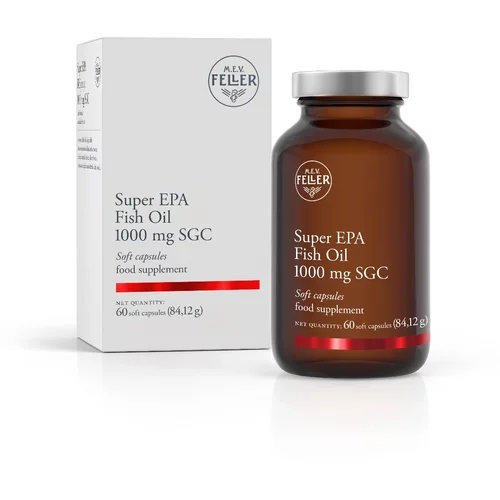  M.E.V. Feller Super EPA Ribje olje 1000 mg SGC, kapsule