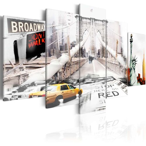  Slika - New York in the fog 100x50 Slike
