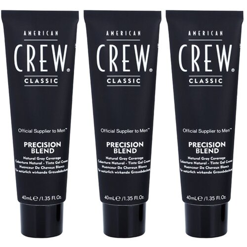 American Crew Classic Precision Blend boja za kosu za sijedu kosu nijansa 7-8 Light 3x40 ml Slike