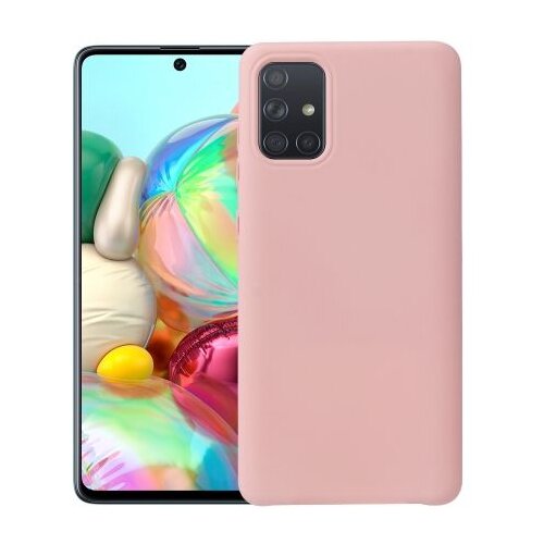 Onasi silikonski ovitek za realme 8 5G - mat roza Slike