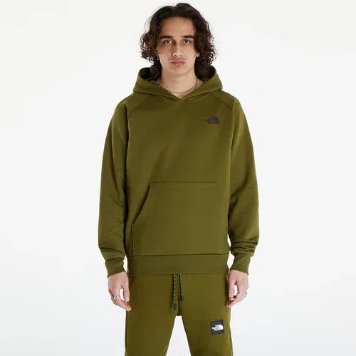 The North Face Raglan Red Box Hoodie Forest Olive