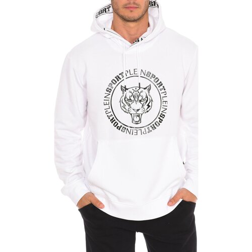 Philipp Plein Sport Puloverji FIPSC606-01 Bela Slike