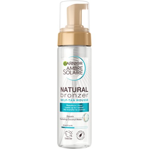 Garnier Ambre Solaire Natural Bronzer Self Tan Mousse samoporjavitvena pena 200 ml Cene