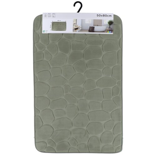 Tendance Kupaonski tepih Pebble 50x80 cm memorijska pjena, kaki Slike