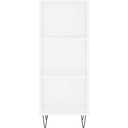 Visoka komoda bijeli 34,5x34x180 cm od konstruiranog drva Slike