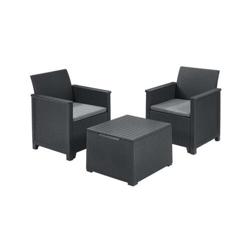 Keter Balkonski set Elodie sa box stolom, grafit sifra CU 254094 Cene