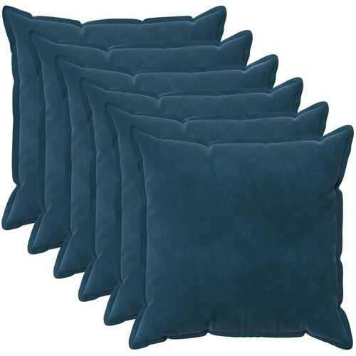  Presvlaka za jastuk 6 pcs HOUTEN Plava 55 x 55 cm Bar&amp;scaron;un - Plava 55 x 55 cm 6 Slike