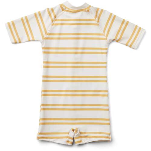 Liewood kombinezon za kupanje s rukavima max stripe jojoba/creme de la creme Slike