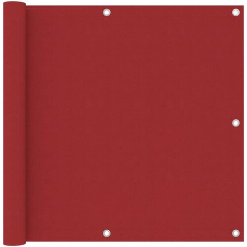 Balkonski zastor crveni 90 x 300 cm od tkanine Oxford Cijene