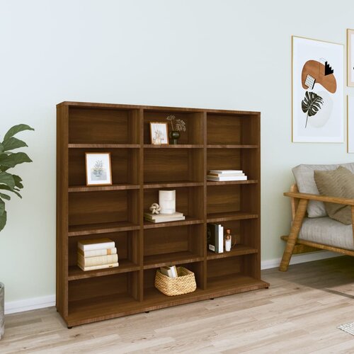 vidaXL Ormarić za CD-ove boja hrasta 102x23x89,5 cm konstruirano drvo Cijene