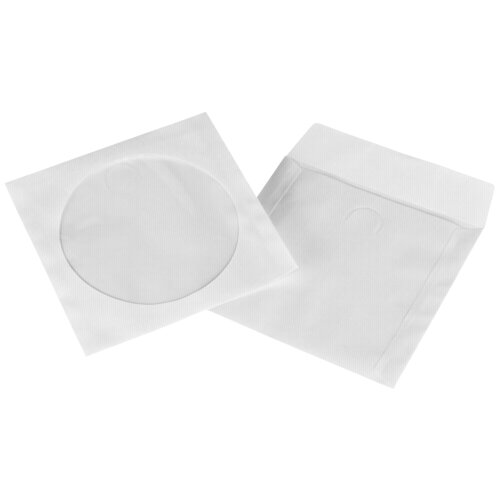 Hama 1x50 CD/DVD Paper Sleeves white 62671 Slike
