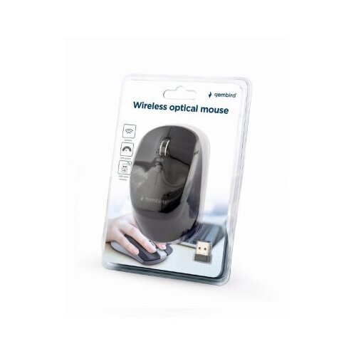  Mi&amp;scaron; GEMBIRD wireless , optical, black MUSW-4B-05 Slike