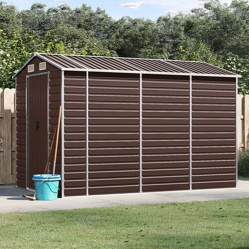  The Living Store Vrtna lopa rjava 191x300x198 cm pocinkano jeklo - Vrtna Lopa, (21458458) Slike