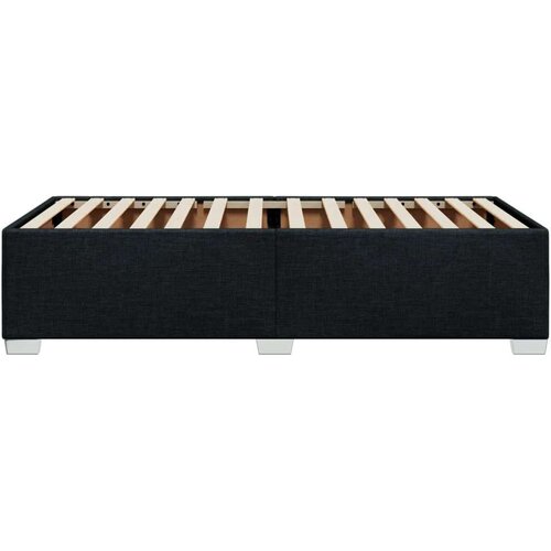 VidaXL Okvir za krevet crni 90x200 cm od tkanine Slike