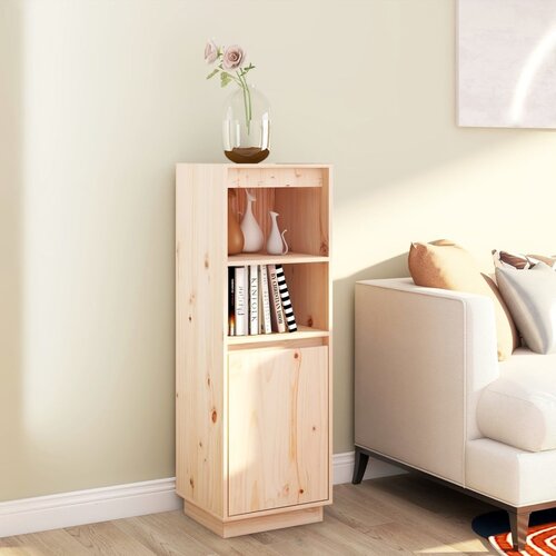 The Living Store Visoka omara 37x34x110 cm trdna borovina - Visoka Omara, (21436040) Slike