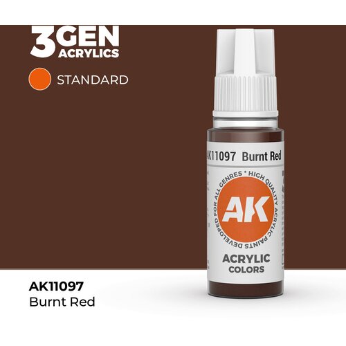 AK Interactive Burnt Red 17ml - 3rd Gen Akrilna Boja AK11097 Cene