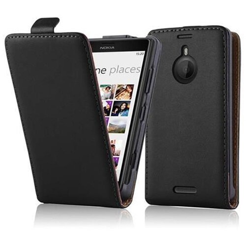 Cadorabo Ohi&scaron;je, združljivo z Nokia Lumia 1520 v kaviar črna - Za&scaron;čitni ovitek v obliki flipa iz gladkega umetnega usnja, (20558860) Cene