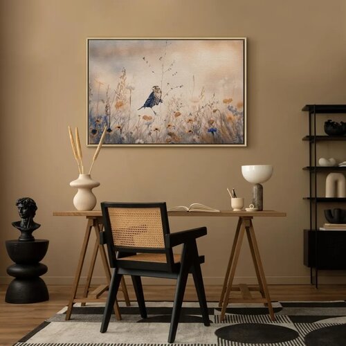  Slika - August Melody 60x40 U prirodnom drvenom okviru Slike