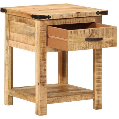 Maison Chic Nočna omarica - Nočna miza 40x40x50 cm trden mangov les, (21688891) Cene
