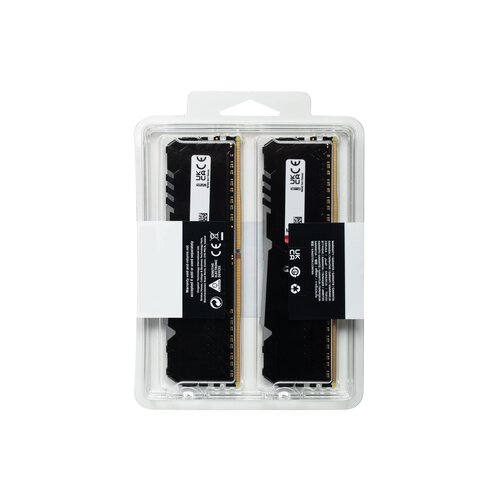 Kingston 16GB FURY Beast RGB 3200MHz DDR4 memorija | KF432C16BBAK2/16 Slike