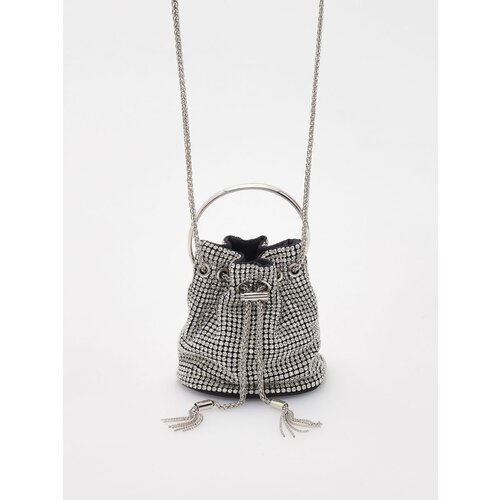 Reserved bucket torba - srebrna Cene