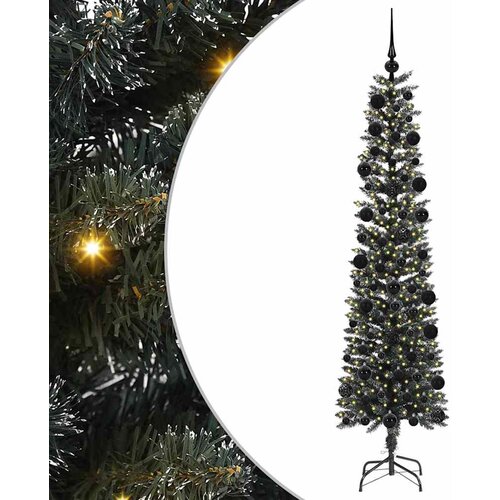 vidaXL Umestno božično drevo med 300 LED Zelena 58 x 58 x 210 cm, (5000067996) Cene