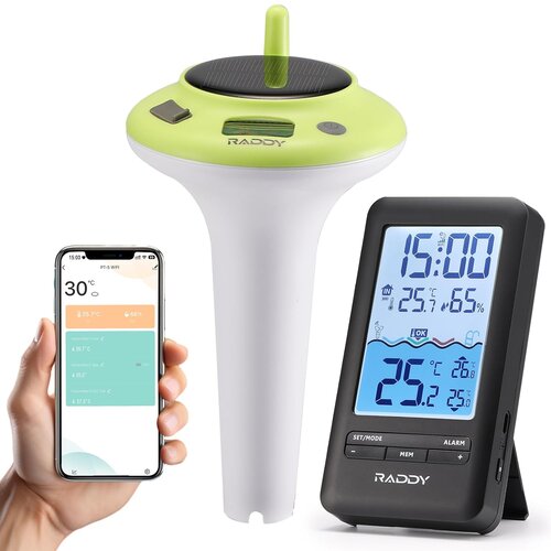 RADDY PT-5 pametni wifi termometer za bazen s solarnim polnjenjem odprta embalaža Cene