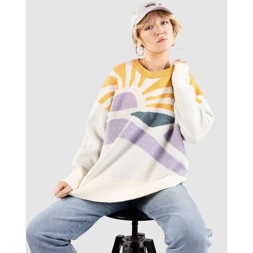Passenger Sunsets Knitted Jumper Pulover marshmallow Cene