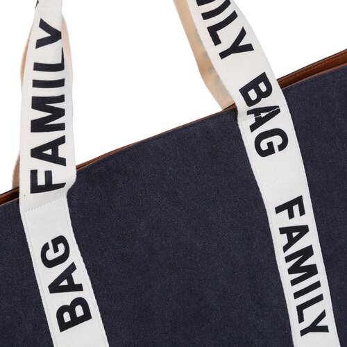 Childhome Family Bag Canvas Black putna torbica 55 x 40 x 18 cm 1 kom Slike