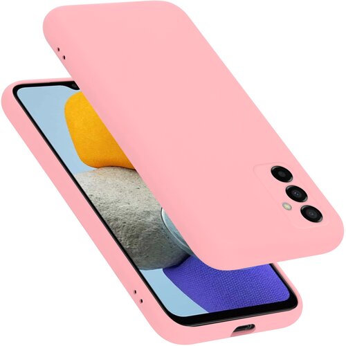 Cadorabo Ohi&amp;scaron;je združljiv s Samsungom v tekoči roza barvi - za&amp;scaron;čitni pokrov iz fleksibilnega silikona TPU, (20590462) Slike
