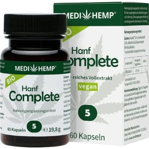 MEDIHEMP Organic Hemp Complete 5% - kapsule - 60 kaps.