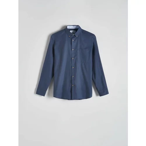 Reserved - Regular fit košulja - mornarsko plava