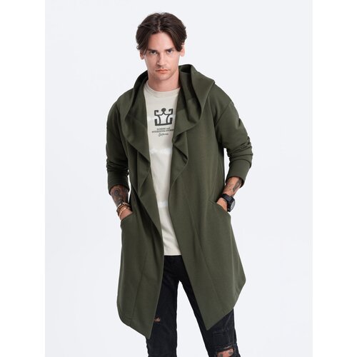 Ombre Men&amp;#039;s long hooded sweatshirt PARIS Slike