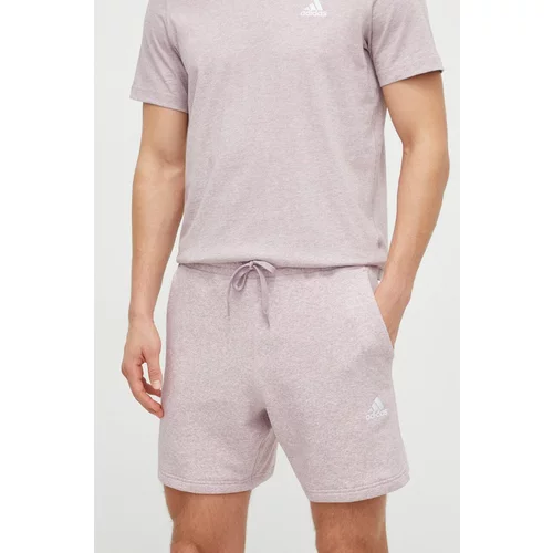 Adidas Kratke hlače moški, vijolična barva