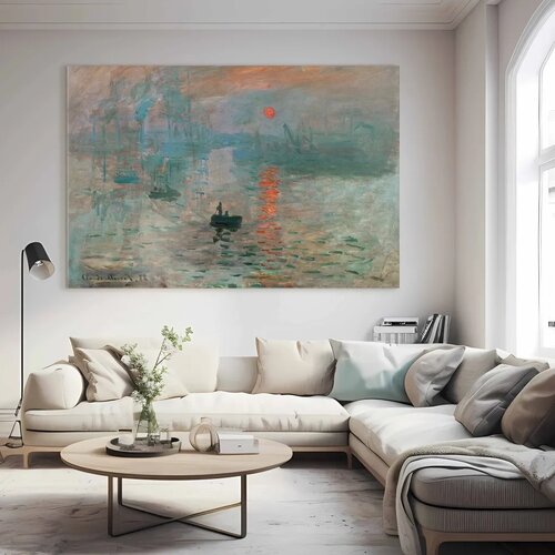  XXL slika - Claude Monet &amp;ndash; Impression Sunrise 170x113 Slike