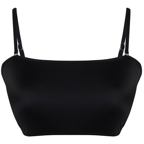 Trendyol Curve Plus Size Bikini Top - Black - Plain Cijene
