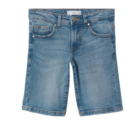 MANGO KIDS Kavbojke &amp;#039;John&amp;#039; moder denim Slike