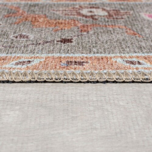 Flair Rugs Svetlo zelena pralna preproga 190x290 cm Una Floral &amp;ndash; Slike