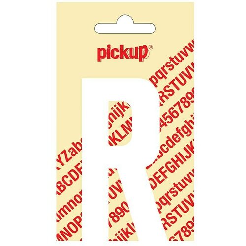 Pickup Naljepnica (Motiv: R, Bijele boje, Visina: 90 mm) Slike