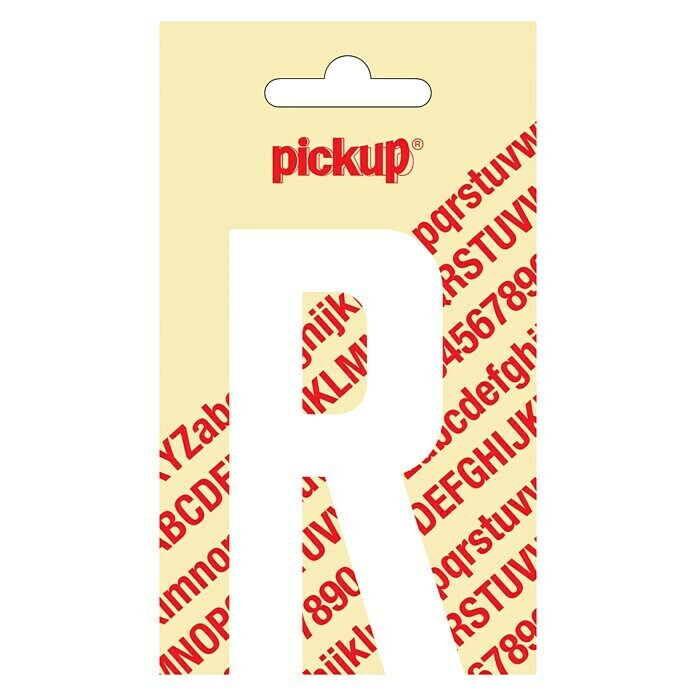 Pickup Samolepilni listki (Motiv: R, Bele barve, Vi&scaron;ina: 90 mm) Cene