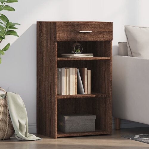 VidaXL Komoda smeđa boja hrasta 50 x 42,5 x 93 cm konstruirano drvo Slike