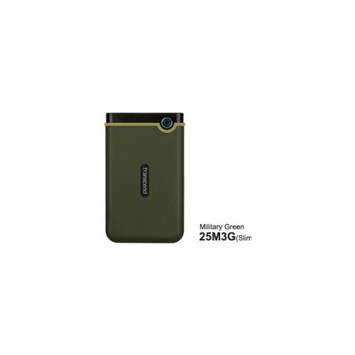 Transcend HDD 1TB StoreJet M3Portable,USB 3.1,anti-shock,Military Green Cijene
