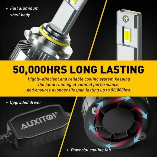 Auxito 9005 HB3 LED sijalice 6500K 24000lm 120W CANBUS DD-Y19-9005-A Slike