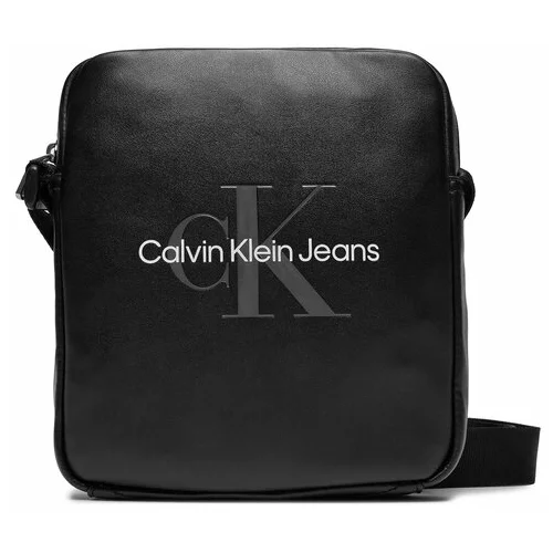 Calvin Klein Jeans Torbica za okrog pasu Monogram Soft K50K512448 Črna