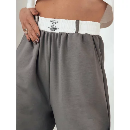 DStreet Women's Trousers MINAM Dark Grey