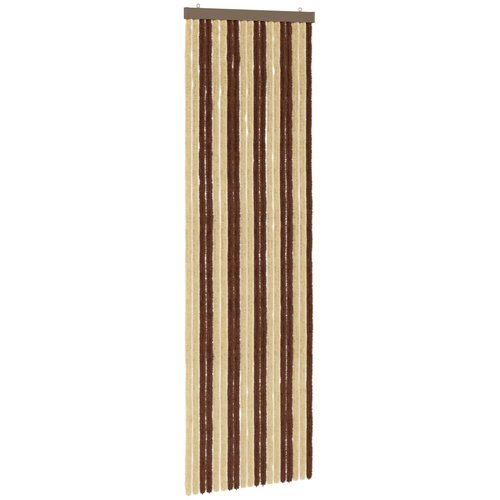 vidaXL Zaslon proti insektom Chenille Rjava in bež 56 x 185 cm 100% PP, (5000247030) Cene