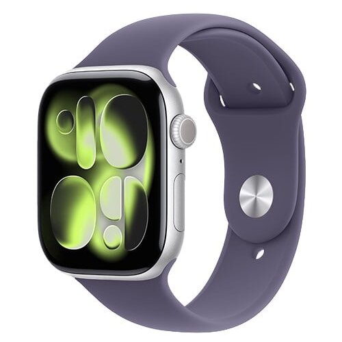 Apple Watch Series 11 GPS 46mm Silver Aluminium Case with Purple Fog Sport Band - M /L Cijene