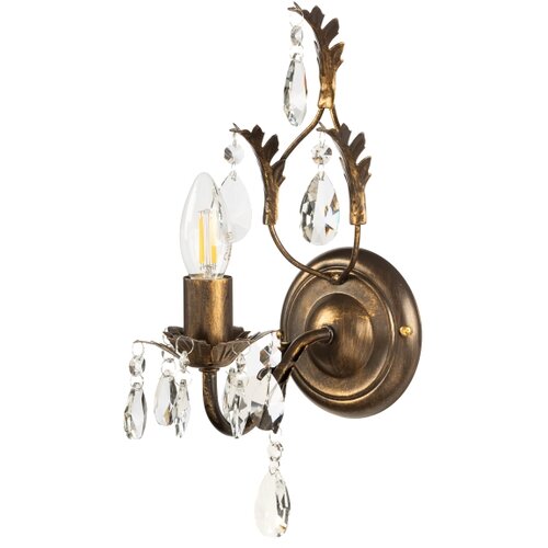  ONLI - Zidno svetlo TERESA 1xE14/6W/230V u bronzanoj boji Slike