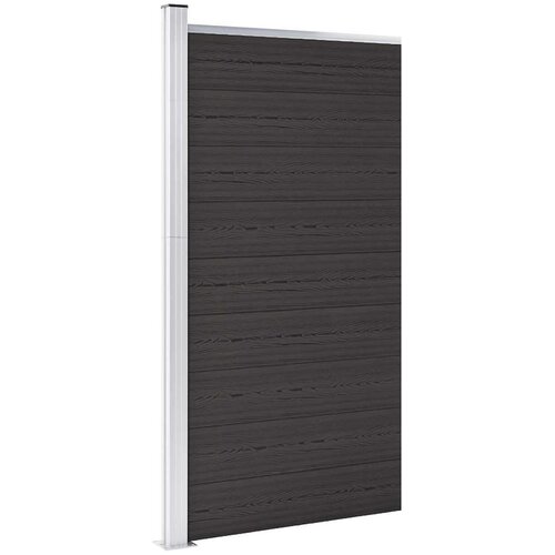 PANEL za ogradu WPC 95 x 186 cm crni Cijene